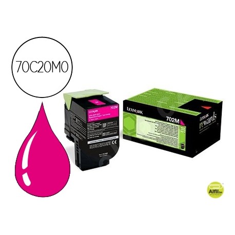 TONER LEXMARK MAGENTA RETORNABLE 1000 PAG MS310D/410D MS310DN/410DN/510DN 410DTN