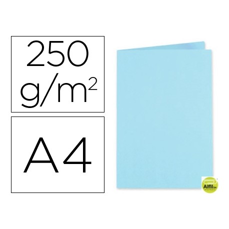 SUBCARPETA EXACOMPTA FOLDYNE A4 AZUL CLARO 250 GR
