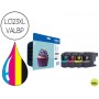 INK-JET BROTHER DCP-J4110DW MFC-J4410DW/4510DW/ 4710DW/6520DW 6720DW/6920DW PACK 4 COLORES -600 PAG