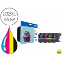 INK-JET BROTHER DCP-J4110DW MFC-J4410DW/4510DW/ 4710DW/6520DW 6720DW/6920DW PACK 4 COLORES -600 PAG