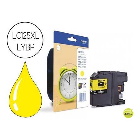 INK-JET BROTHER MFC-J6520DW/6720DW/6920DW AMARILLO LARGA DURACION -1200 PAG