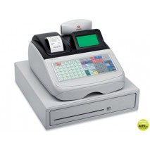 REGISTRADORA OLIVETTI ECR 8220 S CAJON GRANDE CAJA PROFESIONAL TECLADO PLANO CONECTABLE PC Y LECTOR