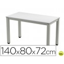 MESA DE OFICINA ROCADA EXECUTIVE 2001AD02 ALUMINIO /GRIS 140X80 CM