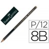 LAPICES DE GRAFITO FABER 9000 8B UNIDAD