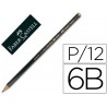 LAPICES DE GRAFITO FABER 9000 6B UNIDAD