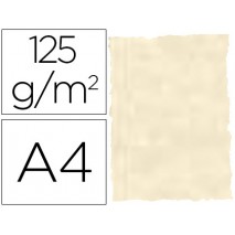 PAPEL PERGAMINO DIN A4 TROQUELADO 125 GR PIEL ELEFANTE COLOR HUESO PAQUETE DE 25 HOJAS