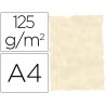 PAPEL PERGAMINO DIN A4 TROQUELADO 125 GR PIEL ELEFANTE COLOR HUESO PAQUETE DE 25 HOJAS