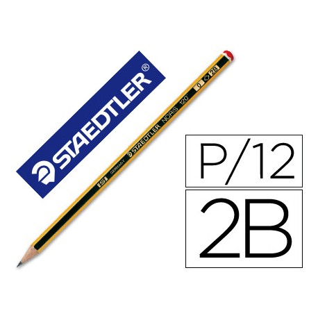 LAPICES DE GRAFITO STAEDTLER NORIS N.0 2B UNIDAD