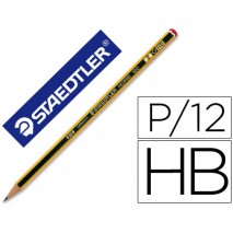 LAPICES DE GRAFITO STAEDTLER NORIS N.2 HB UNIDAD