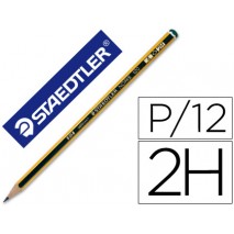 LAPICES DE GRAFITO STAEDTLER NORIS N.4 2H UNIDAD