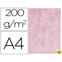 CARTULINA MARMOLEADA DIN A4 200 GR COLOR ROSA