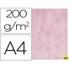 CARTULINA MARMOLEADA DIN A4 200 GR COLOR ROSA