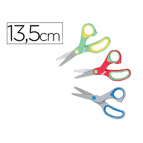 TIJERA ESCOLAR LIDERPAPEL -SOFT ERGONOMICA UNIDAD