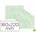 SOBRE FANTASIA MARMOLEADO VERDE 160X220 MM 90 GR