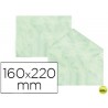 SOBRE FANTASIA MARMOLEADO VERDE 160X220 MM 90 GR