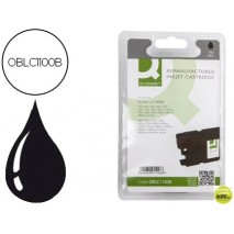 INK-JET Q-CONNECT COMPATIBLE BROTHER LC-1100BK NEGRO