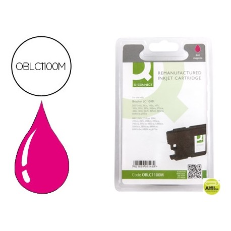 INK-JET Q-CONNECT COMPATIBLE BROTHER LC-1100M MAGENTA