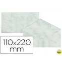 SOBRE FANTASIA MARMOLEADO GRIS 110X220 MM 90 GR