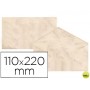 SOBRE FANTASIA MARMOLEADO BEIGE 110X220 MM 90 GR