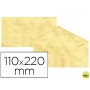 SOBRE FANTASIA MARMOLEADO AMARILLO 110X220 MM 90 GR