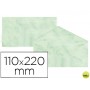 SOBRE FANTASIA MARMOLEADO VERDE 110X220 MM 90 GR