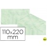 SOBRE FANTASIA MARMOLEADO VERDE 110X220 MM 90 GR