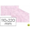 SOBRE FANTASIA MARMOLEADO ROSA 110X220 MM 90 GR