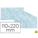 SOBRE FANTASIA MARMOLEADO AZUL 110X220 MM 90 GR