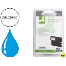 INK-JET Q-CONNECT COMPATIBLE BROTHER LC-980C ALTA CAPACIDADDCP-145/DCP-165/MFC-250/MFC-290 CIAN
