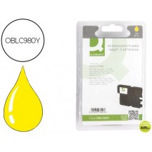 INK-JET Q-CONNECT COMPATIBLE BROTHER LC-980Y ALTA CAPACIDADDCP-145/DCP-165/MFC-250/MFC-290 AMARILLO