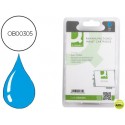 INK-JET Q-CONNECT COMPATIBLE EPSON STYLUS C64 66 8486 CX3600 3650 6400 6600 CYAN ALTA CAPACIDAD 13 M