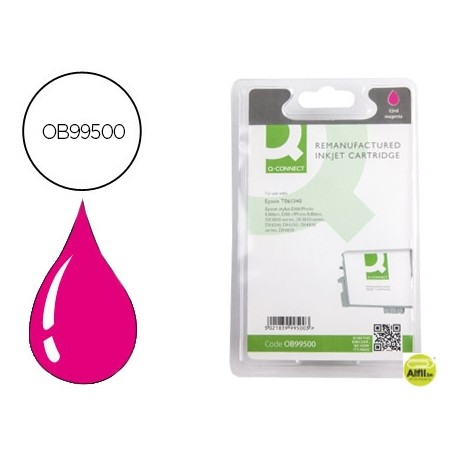 INK-JET Q-CONNECT COMPATIBLE EPSON STYLUS D68 D88 D88PLUS DX3800 DX420 DX4200 DX4800 MAGENTA