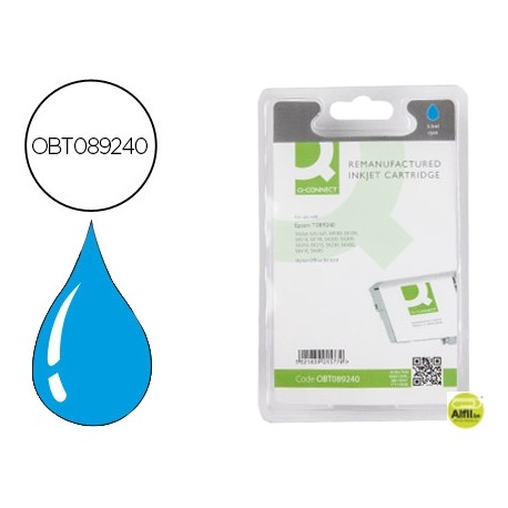 INK-JET Q-CONNECT COMPATIBLE EPSON T0892 CIAN STYLUS S20 SX100 SX110