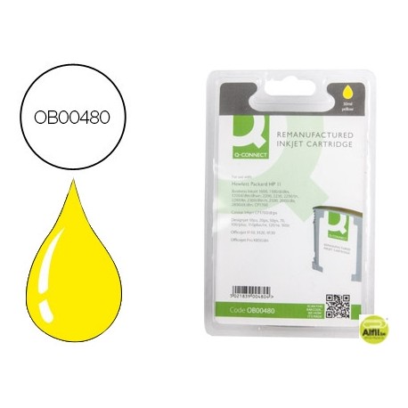 INK-JET Q-CONNECT COMPATIBLE HP 1000 1100 2200 2230 2250 2280 2300 2600 2800 DJ10PS DESIGNJET N.11 A