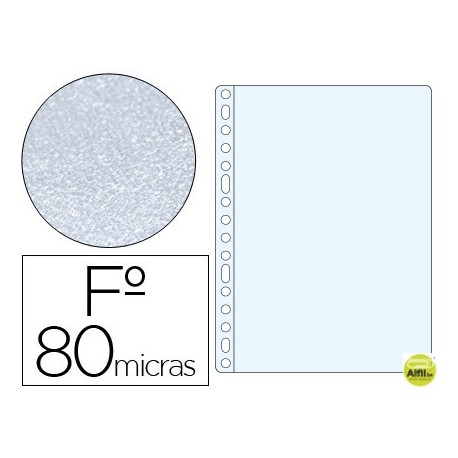 FUNDA MULTITALADRO ESSELTE FOLIO POLIPROPILENO 80 MC 16 TALADROS PIEL NARANJA