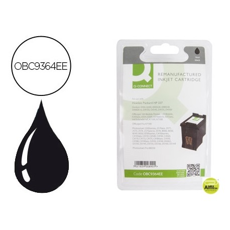 INK-JET Q-CONNECT COMPATIBLE HP PHOTOSMART 2575/8050/C4100 C4190 DESKJET 5940/6940/ D4160 N.337
