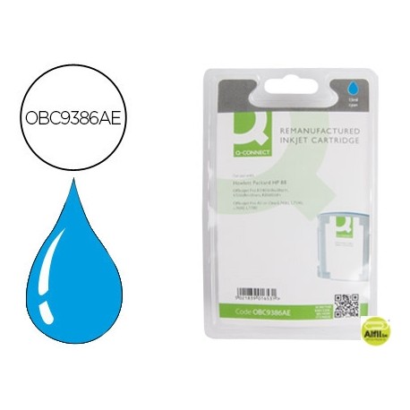 INK-JET Q-CONNECT COMPATIBLE HP OFFICEJET 7580 7800 OFFICEJET PRO SERIE K550 5400 L7000 N.88 CIAN 22