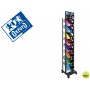 EXPOSITOR METALICO OXFORD NEGRO 8 POSICIONES VACIO