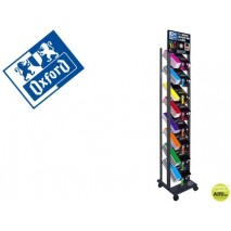EXPOSITOR METALICO OXFORD NEGRO 8 POSICIONES VACIO