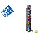 EXPOSITOR METALICO OXFORD NEGRO 8 POSICIONES VACIO