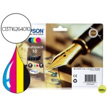 INK-JET EPSON 16 MULTIPACK WORKFORCE WF-2010W WF-2510WF WF-2520NF WF-2530WF WF-2540WF NEGRO AMARILLO