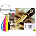 INK-JET EPSON 16 MULTIPACK WORKFORCE WF-2010W WF-2510WF WF-2520NF WF-2530WF WF-2540WF NEGRO AMARILLO