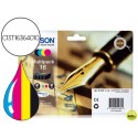 INK-JET EPSON 16 XL MULTIPACK WORKFORCE WF-2010W WF-2510WF WF-2520NF WF-2530WF WF-2540WF NEGRO AMARI