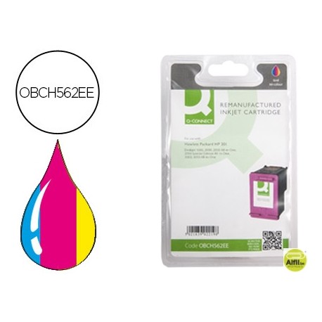 INK-JET Q-CONNECT COMPATIBLE HP N.301 TRICOLOR