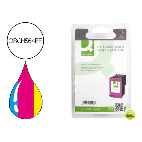INK-JET Q-CONNECT COMPATIBLE HP N.301XL TRICOLOR