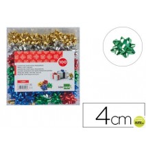 LAZOS LIDERPAPEL FANTASIA PEQUEÑOS COLORES METALIZADOS SURTIDOS