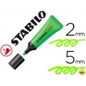 ROTULADOR STABILO FLUORESCENTE 72 VERDE NEON