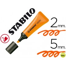 ROTULADOR STABILO FLUORESCENTE 72 NARANJA NEON
