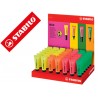 ROTULADOR STABILO NEON FLUORESCENTE 72 EXPOSITOR DE 42 UNIDADES COLORES SURTIDOS