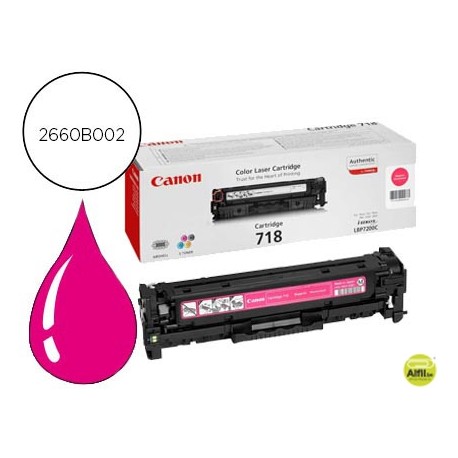 TONER CANON 718 MAGENTA 2900 PAG